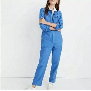 Madewell Garment Dyed Zip-Front Coveralls
